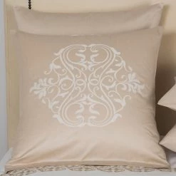 Frette Medallion Heart Euro Pillowcase