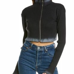 women Eleven Paris Ribbed Crop Top