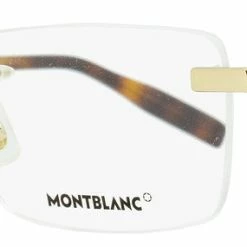 Montblanc Men's Eyeglasses MB0030O 005 Gold/Havana 59mm