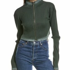 women Eleven Paris Ribbed Crop Top