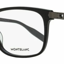 Montblanc Men's Rectangular Eyeglasses MB0035O 005 Black 57mm