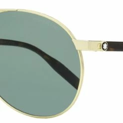 Montblanc Men's Pilot Sunglasses MB0054S 002 Gold/Havana 60mm