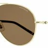 Montblanc Men's Pilot Sunglasses MB0068S 001 Gold/Black 61mm -Mont Blanc Sales Store 46b28f878220401a95ad08e349044616 1080x