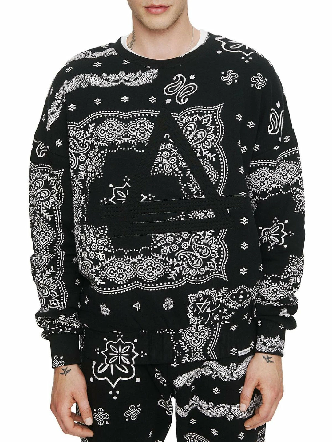 Eleven Paris Mens Cotton Printed Sweatshirt 3 Eleven Paris Mens Cotton Printed Sweatshirt