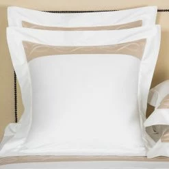 Frette Ribbons Border Euro Sham