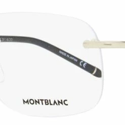 Montblanc Men's Rimless Eyeglasses MB0071O 004 Silver/Black 58mm