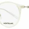 Montblanc Men's Pantos Eyeglasses MB0099O 002 Transparent Beige/Silver 48mm