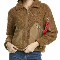 women Eleven Paris Teddy Zip-Up Jacket