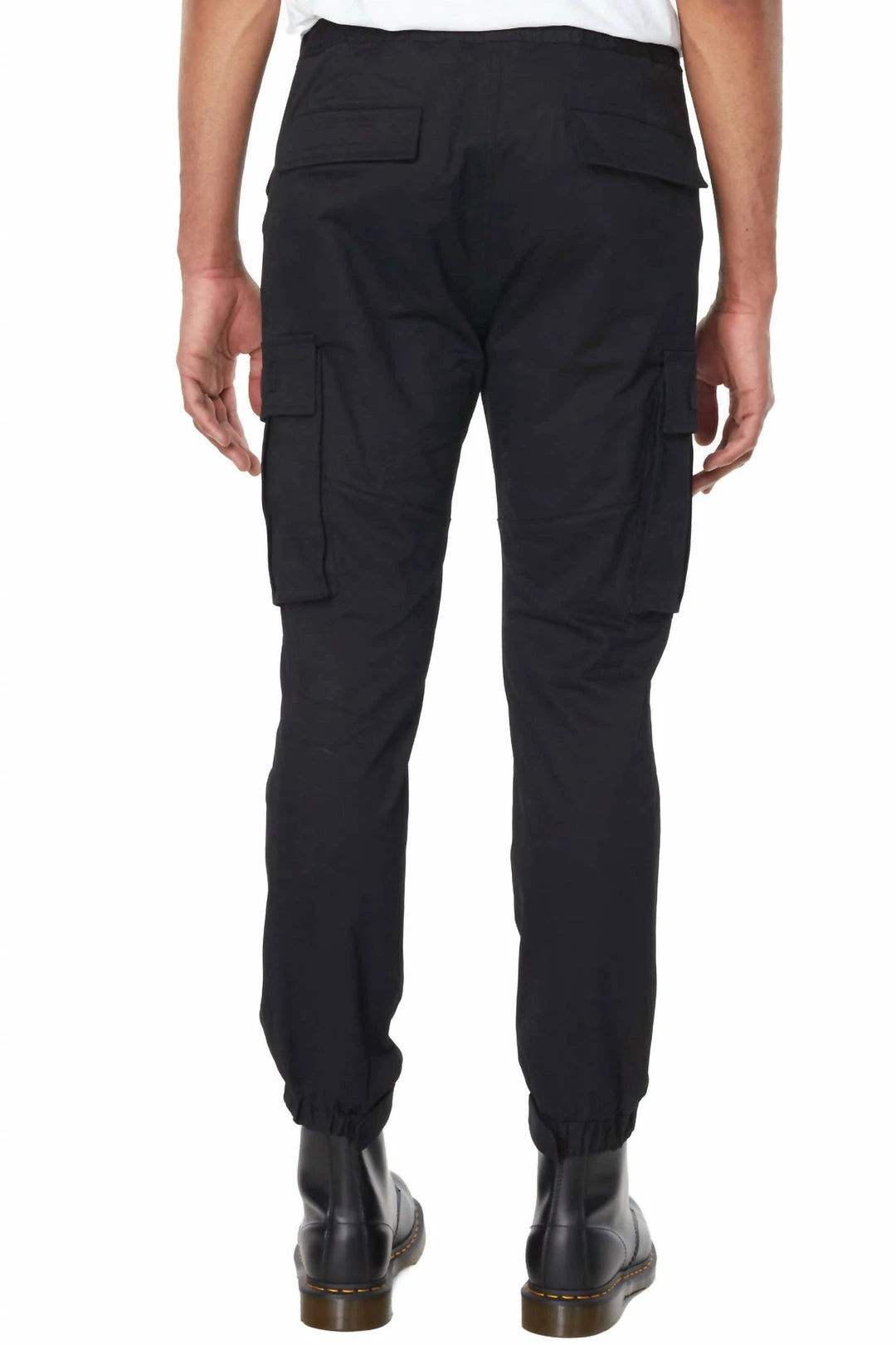 Eleven Paris men Woven Cargo Casual Pant in Black 5 Eleven Paris men Woven Cargo Casual Pant in Black - Image 3