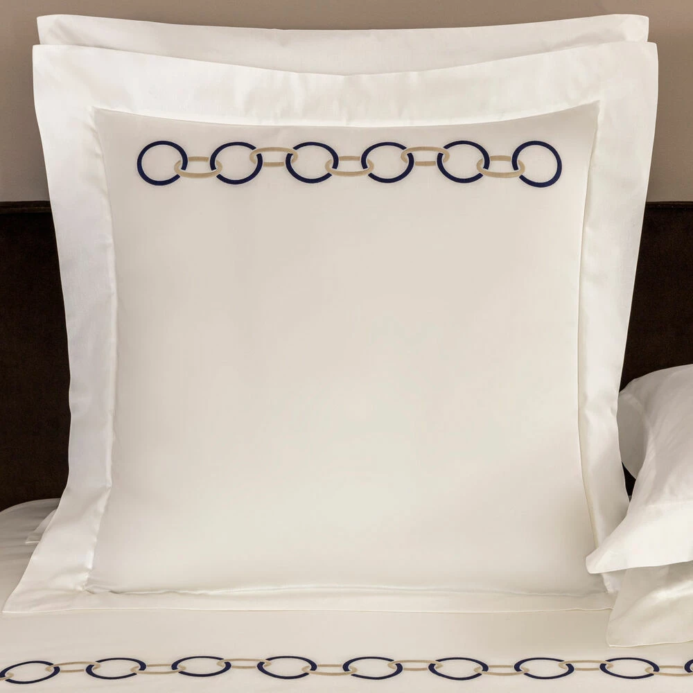Frette Links Embroidered Euro Sham 12 Frette Links Embroidered Euro Sham - Image 10