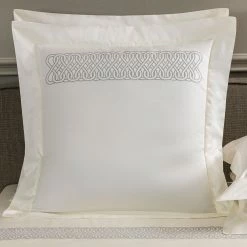 Frette Auspicious Embroidered Euro Sham