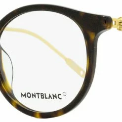 Montblanc Men's Eyeglasses MB0004O 002 Dark Havana/Gold 48mm