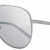 Montblanc Men's Pilot Sunglasses MB0103S 002 Ruthenium/Black/Blue 59mm -Mont Blanc Sales Store 8e49e1d7ddcf4308843007126b561d16 1080x