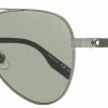 Montblanc Men's Aviator Sunglasses MB0182S 002 Ruthenium/Gunmetal 59mm -Mont Blanc Sales Store 919db2d1fe204869a1e4a6b9823e4170 1080x