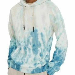Eleven Paris Mens Tie-Dye Pullover Hoodie
