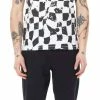 Eleven Paris men Knit Checkered T-Shirt in Black