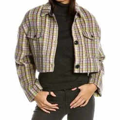 women Eleven Paris Wool-Blend Trucker Jacket