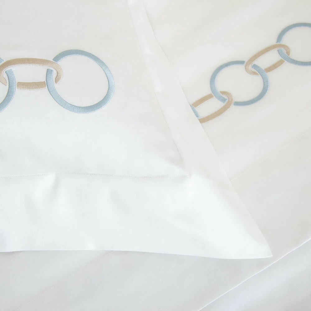 Frette Links Embroidered Euro Sham 5 Frette Links Embroidered Euro Sham - Image 3