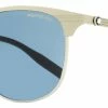 Montblanc Men's Retro Sunglasses MB0092S 009 Matte Silver 54mm