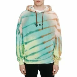 Eleven Paris Mens Cotton Tie-Dye Hoodie