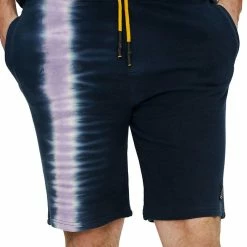 Eleven Paris Mens Cotton Tie-Dye Casual Shorts