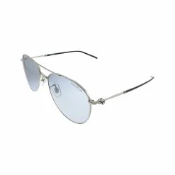 women Mont Blanc MB 0128S 002 Unisex Aviator Sunglasses