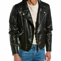men Eleven Paris Asymmetrical Zip Jacket