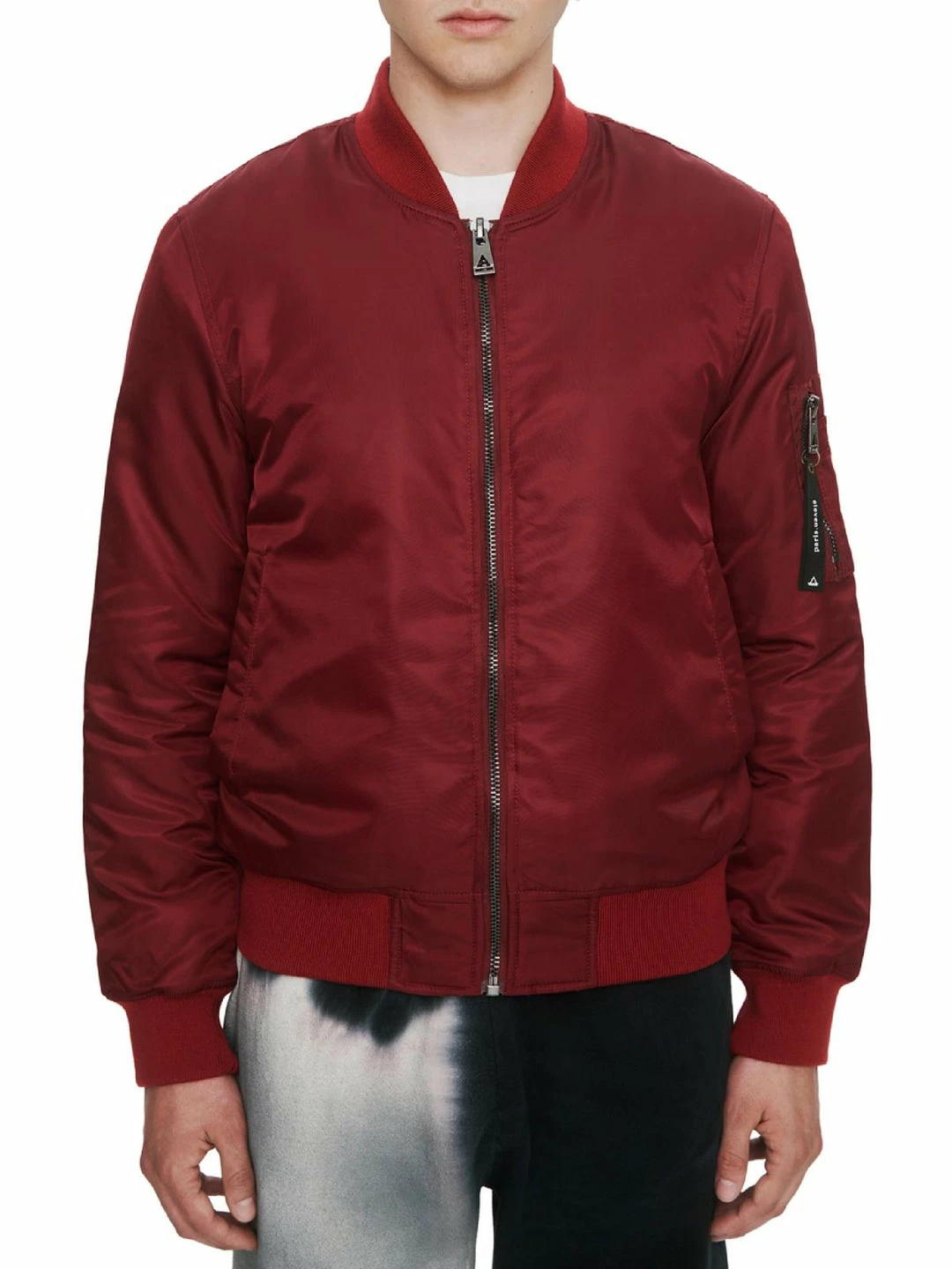 Eleven Paris Mens Winter Zip Front Bomber Jacket 4 Eleven Paris Mens Winter Zip Front Bomber Jacket - Image 3