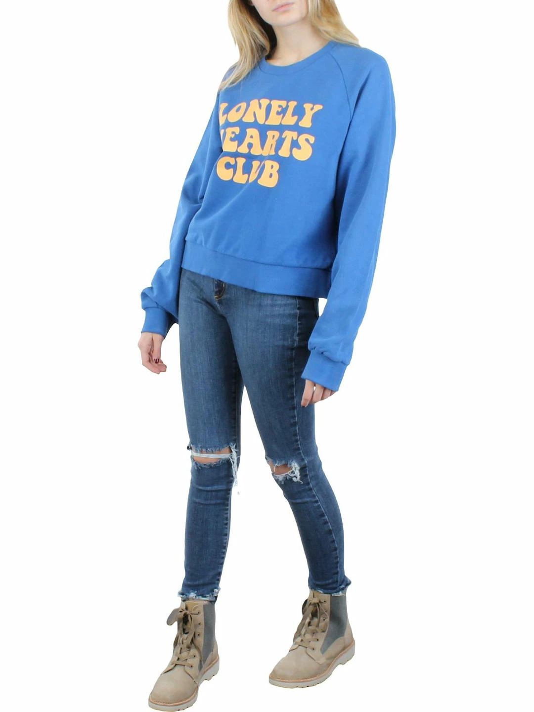 Eleven Paris Lonely Hearts Club Womens Crewneck Comfy Sweatshirt 3 Eleven Paris Lonely Hearts Club Womens Crewneck Comfy Sweatshirt