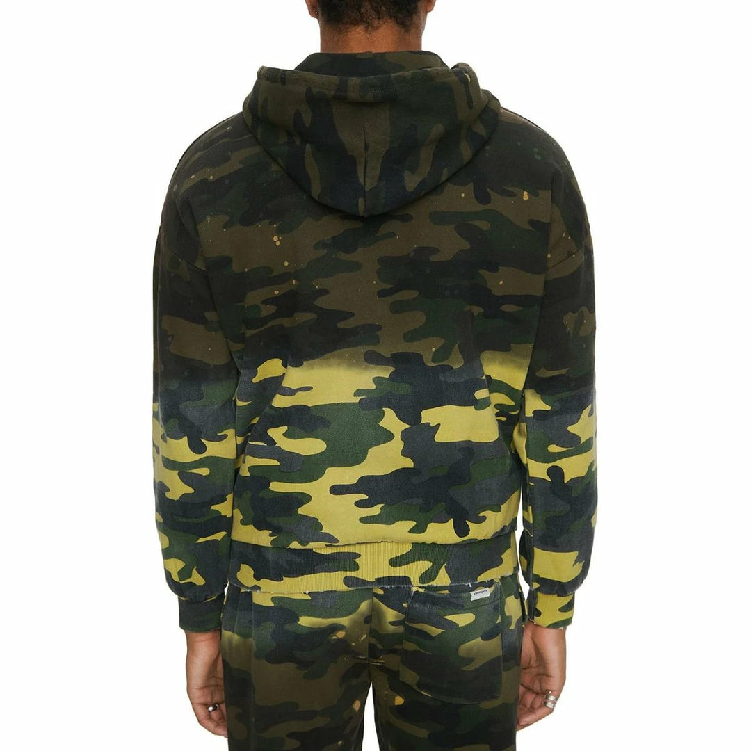 Eleven Paris Mens Camo Pullover Hoodie 4 Eleven Paris Mens Camo Pullover Hoodie - Image 2